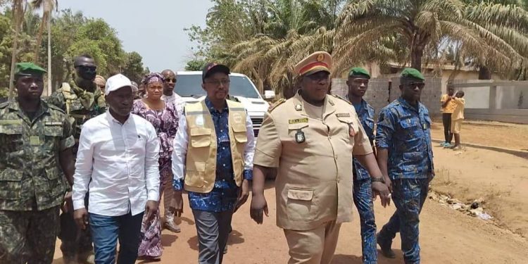 PN-RAVEC: Le Ministre Mohamed Lamine Sy Savané en tournée d’information et de sensibilisation dans les sous-préfectures de Boké