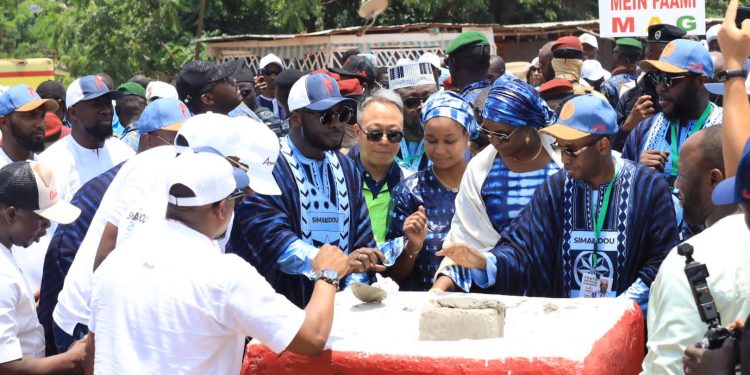 Mamou : lancement des travaux routiers et inauguration d’une caserne moderne