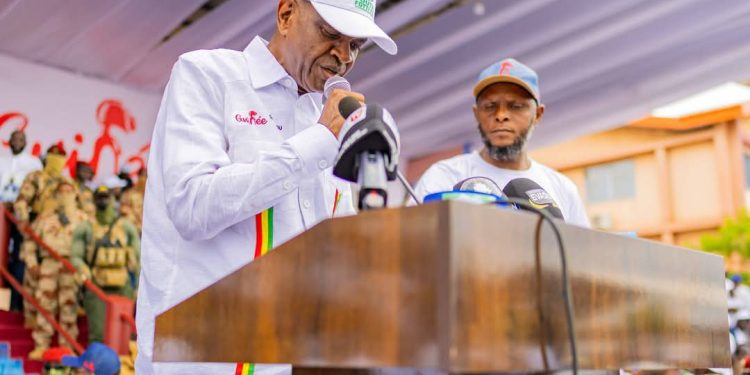 Hommage mérité au Général Bachir Diallo pour son engagement exemplaire à Mamou