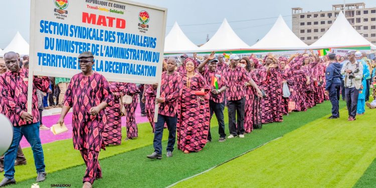 La Guinée célèbre journée internationale du travail sous le thème « lutter pour la paix et la stabilité, le travail décent et la justice sociale »