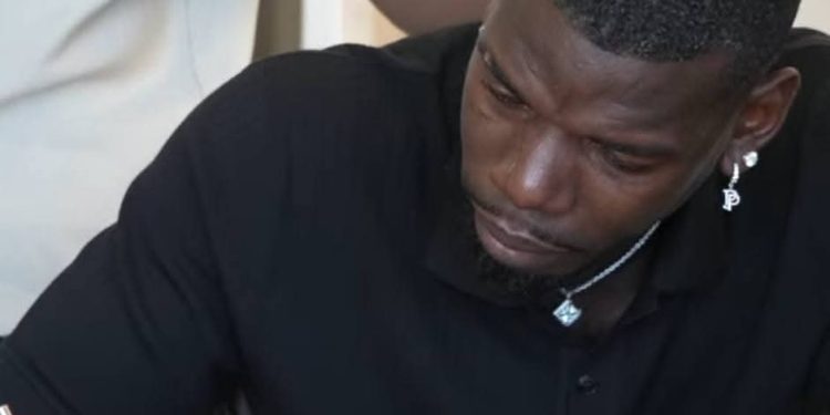 Football : Paul Pogba en larmes lors de sa signature à l’AS Monaco