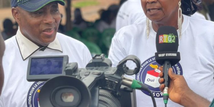 Lancement des activités de la CSOR à Kolia Sanamato : Une mobilisation populaire pour dire OUI à la nouvelle Constitution