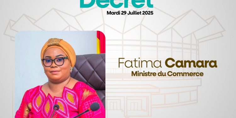 Remaniement : Fatima Camara nommée ministre du Commerce