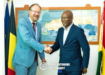 Rencontre institutionnelle : Le Directeur Général du Port Autonome de Conakry reçu par l’Ambassadeur de Belgique en Guinée