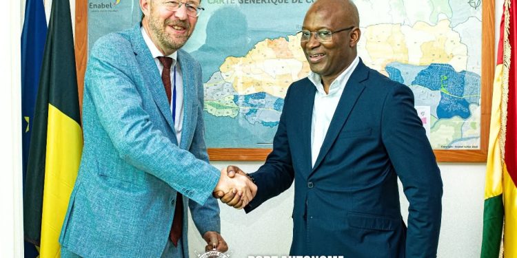 Rencontre institutionnelle : Le Directeur Général du Port Autonome de Conakry reçu par l’Ambassadeur de Belgique en Guinée