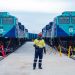 Les quatre premières locomotives du projet Simandou sont arrivées en Guinée: Une nouvelle étape majeure vers l’opérationnalisation de la Compagnie du TransGuinéen
