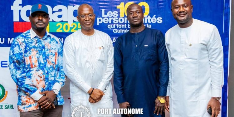 Cérémonie officielle de remise du Prix FONAP 2025 : le Directeur Général du Port Autonome de Conakry à l’honneur
