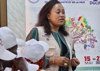 Forécariah : Delphine Ouendeno salue l’engagement des acteurs locaux pour la paix et la citoyenneté
