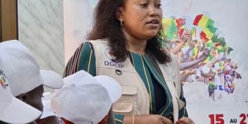 Forécariah : Delphine Ouendeno salue l’engagement des acteurs locaux pour la paix et la citoyenneté