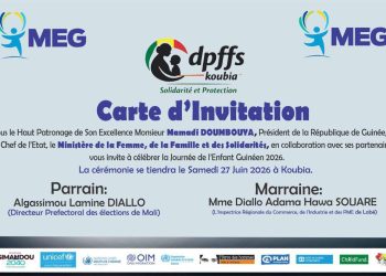 Koubia : organisation du “Mois de l’enfant guinéen” le 27 juin 2026, le DPE de Mali honoré comme parrain