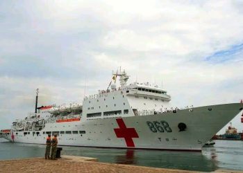 Navire-hôpital chinois à Conakry : forte mobilisation pour la présélection des patients