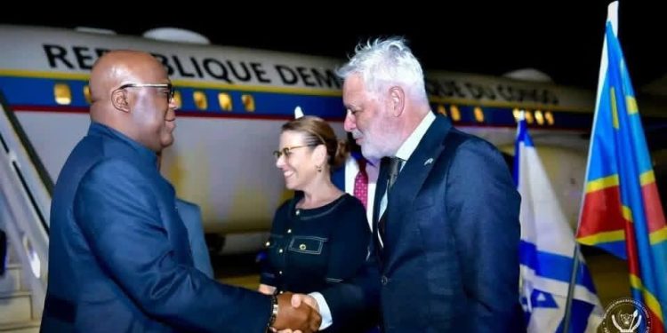 RDC–Israël : Félix Tshisekedi à Jérusalem pour renforcer la coopération bilatérale